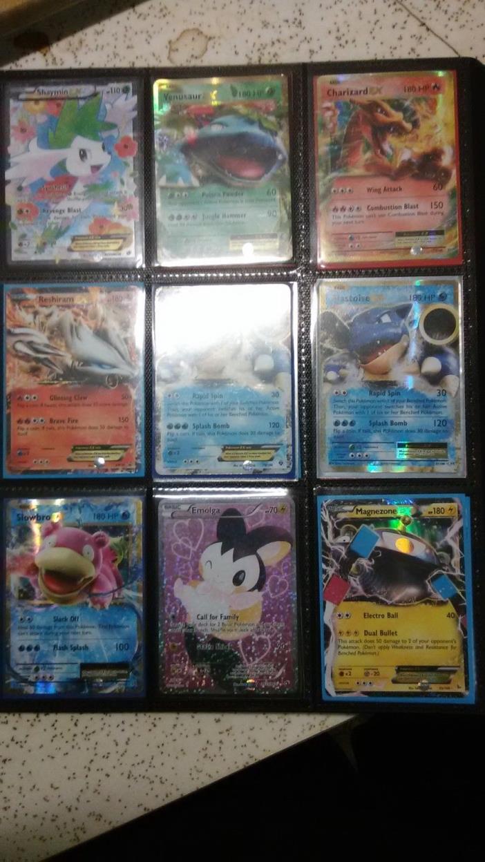 Pokemon Card Binder LOTS of EX ULTRA RARE, HOLO, REVERSE HOLO