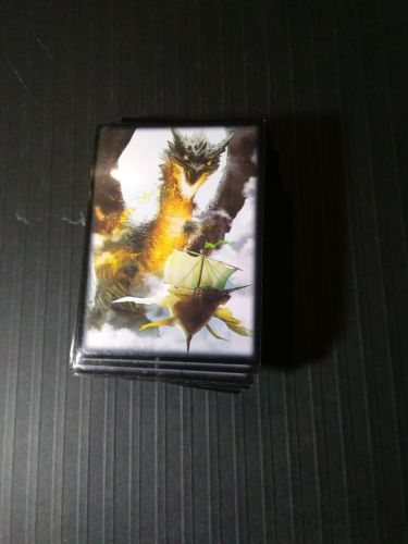 Dragon-Airship Battle Playing card sleeves 80 count
