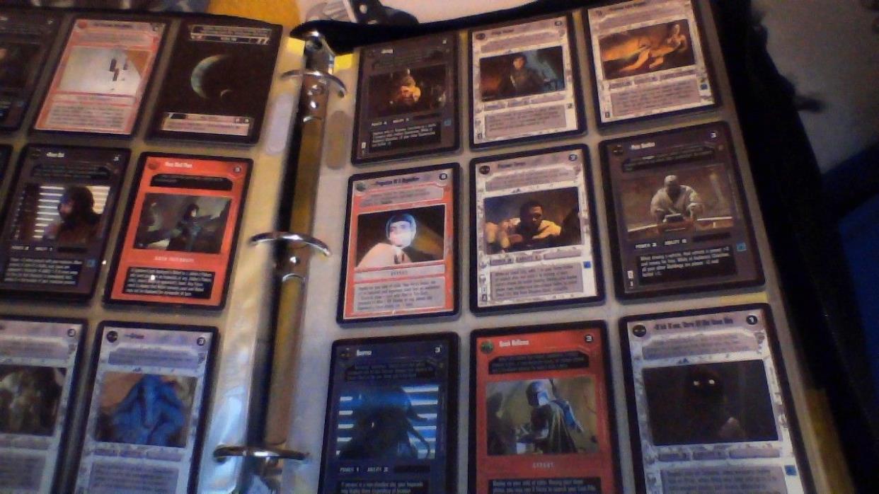Jabbas Palace complete set cards 180 all rares CCG unplayed 1990's black border