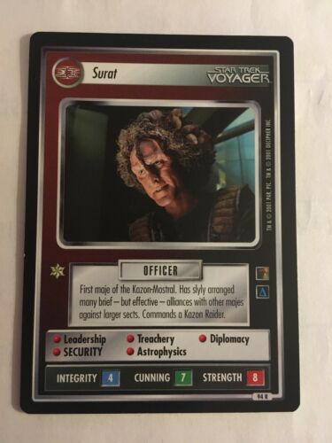 Star Trek CCG 1E Surat 94R Rare Card