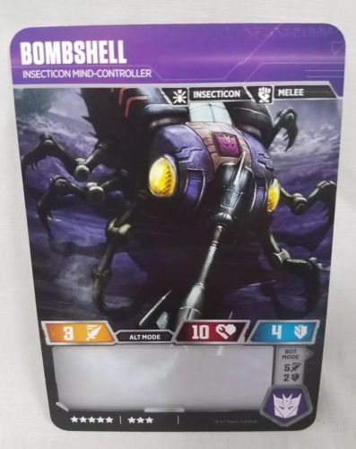 Foil Bombshell Promo Card Transformers TCG GenCon 2018 Exclusive In Stock