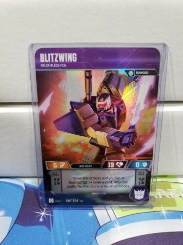 Blitzwing - Relentless Foe x1 Transformers TCG Rise of the Combiners NM/Mint