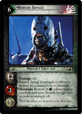 LOTR: Berserk Savage [Mint/Near Mint] Battle of Helm's Deep Lord of the Rings TC