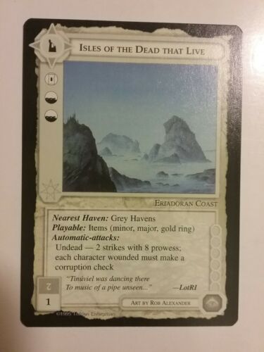 MIDDLE-EARTH CCG MECCG ISLES OF THE DEAD THAT LIVE WIZARDS LIMITED TWL METW RARE