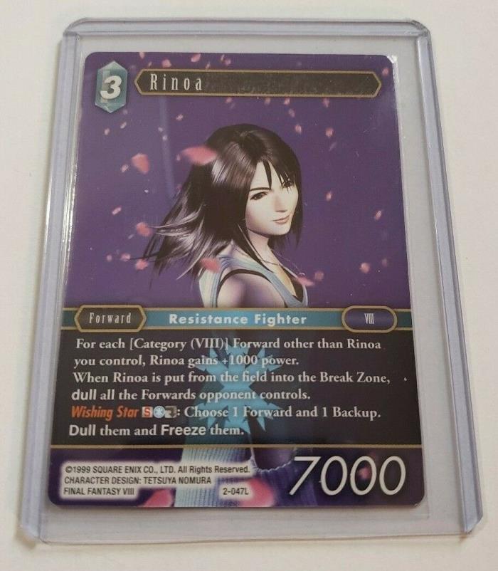 Rinoa Final Fantasy Trading Card Game TCG 2-047L Trading Card