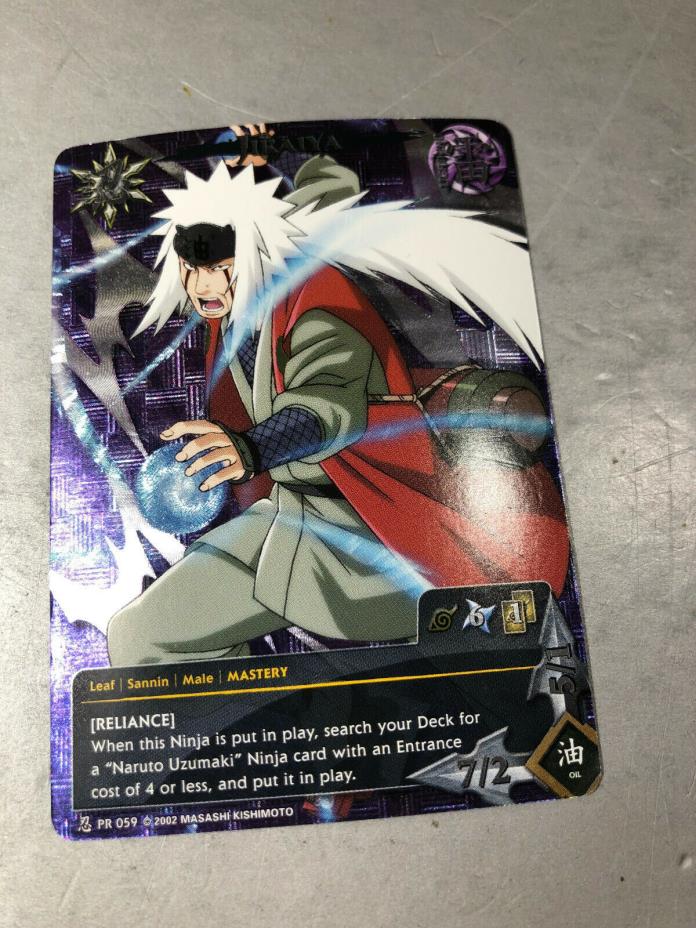 Naruto CCG - Jiraiya [Reliance] PR 059 FOIL  card