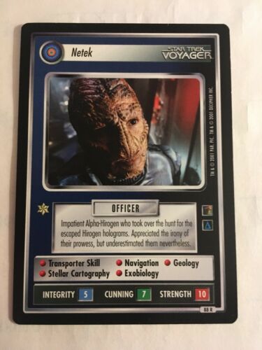 Star Trek CCG 1E Netek 88R Rare Card