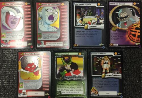 Dragon Ball Z Lost Villain Subset Complete Limited FOIL Rare Promo Lot