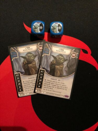 Star Wars Destiny Yoda- Wizened Master (LEG #33) x 2