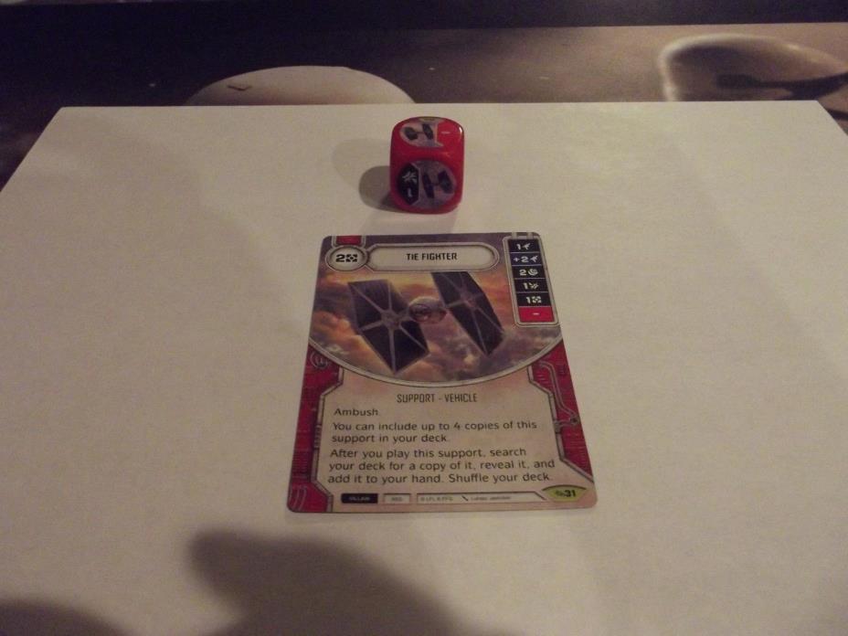 Star Wars Destiny Across the Galaxy set Tie Fighter #31