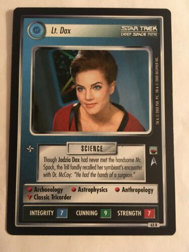 Star Trek CCG 1E Lt. Dax 63R Rare Card