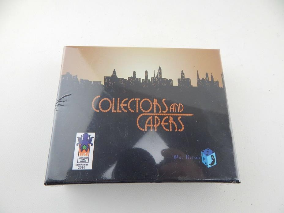 Collectors And Capers Bluffing Game Long Pack Games by Blue Heron 2016 FREE SHIP