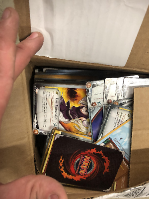 HUGE collection of Naruto Cards 15 pound box!! full of cards!