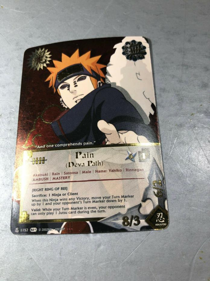 Naruto CCG - Pain [Right Ring of Rei] 1152 Super Rare FOIL card