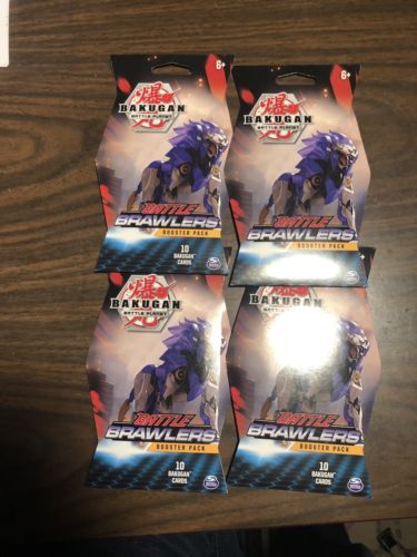 Bakugan Battle Planet Battle Brawlers 10 Card Pack X4