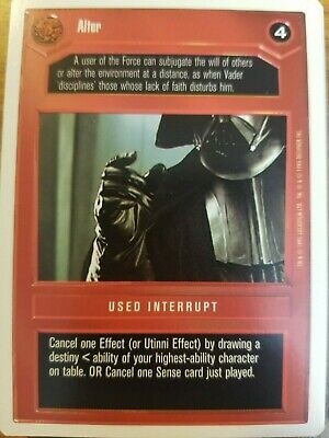 Star Wars CCG WB Premiere Unlimited Alter DS NrMint-MINT SWCCG