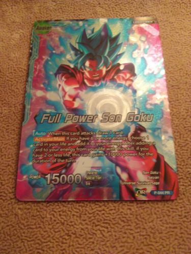 1x Son Goku/Full Power Son Goku P-044 PR Foil Near Mint