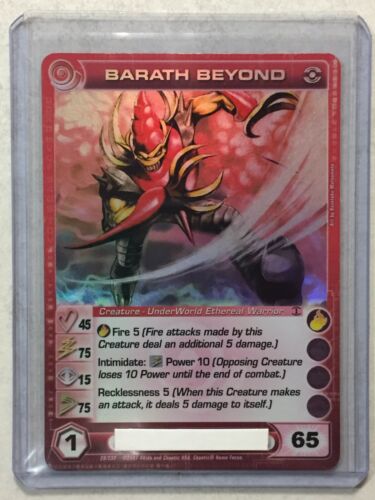 Chaotic Barath Beyond Super Rare Card Unused Code Max Speed & Energy