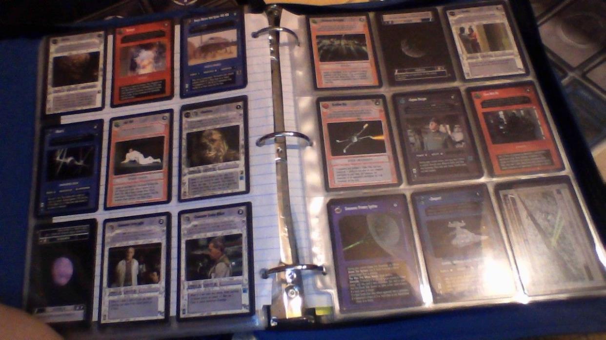 A New Hope complete 162 star wars card set  CCG black border unplayed