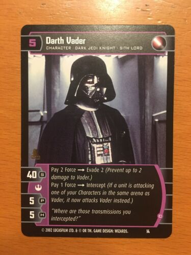 STAR WARS Trading Card Game 2002 - Darth Vader