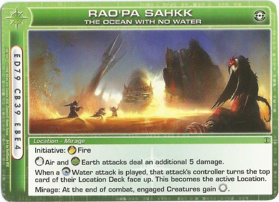 CHAOTIC CARD RAO'PA SAHKK The Ocean with no Water 100/100