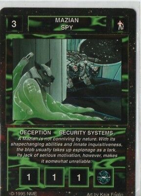 Mazian Spy  - Battlelord Collectible Card Game - 1995 - NME - Kaja Foglio.