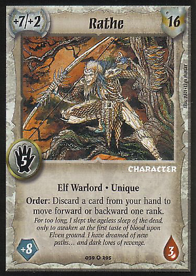 Elf Warlord CCG Saga of the Storm RATHE Original
