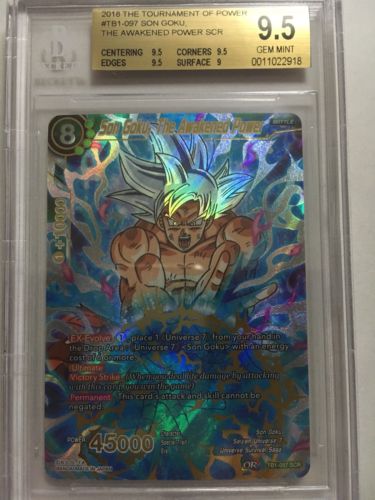 Dragon Ball Super Son Goku The Awakened Power SPR TB01-97 BGS 9.5 Gem Mint
