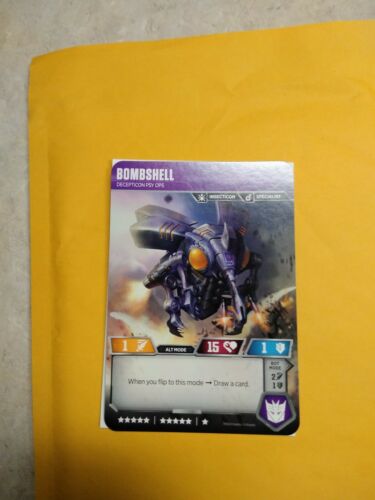 Transformers TCG Rise of the Combiners Bombshell RT T12