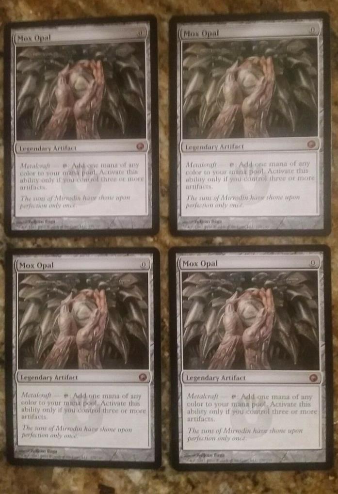 Mox Opal x4 MTG NM Scars of Mirroden   FREE SHIPPING