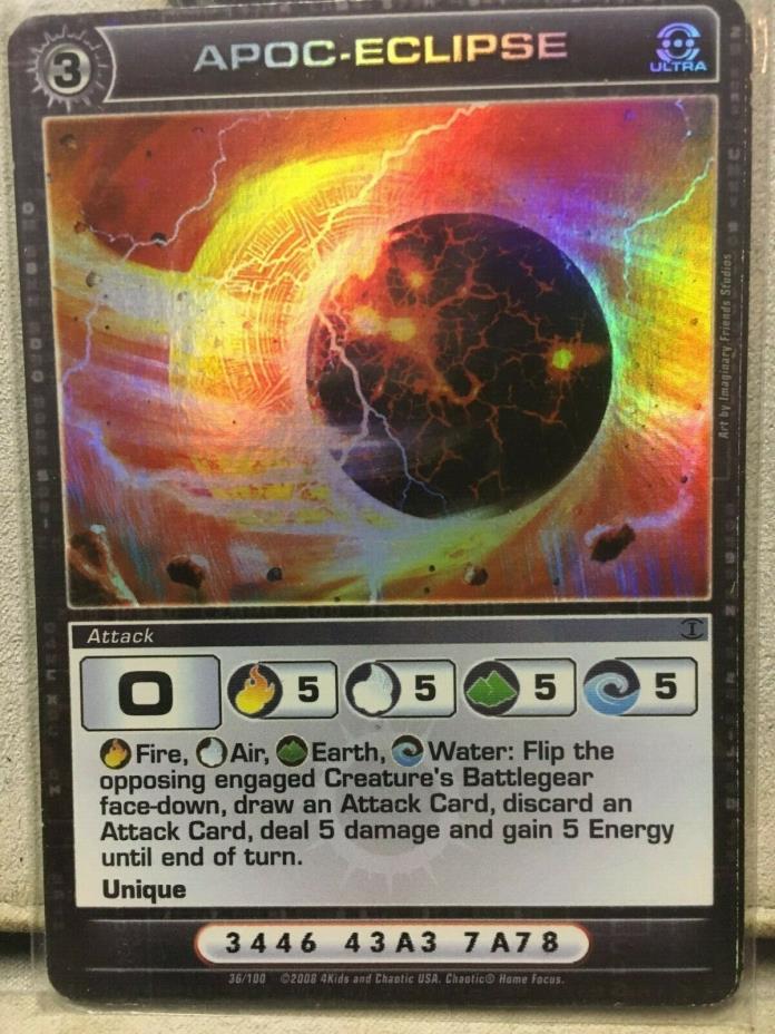 Chaotic Card - Ultra Rare Foil - Apoc-Eclipse