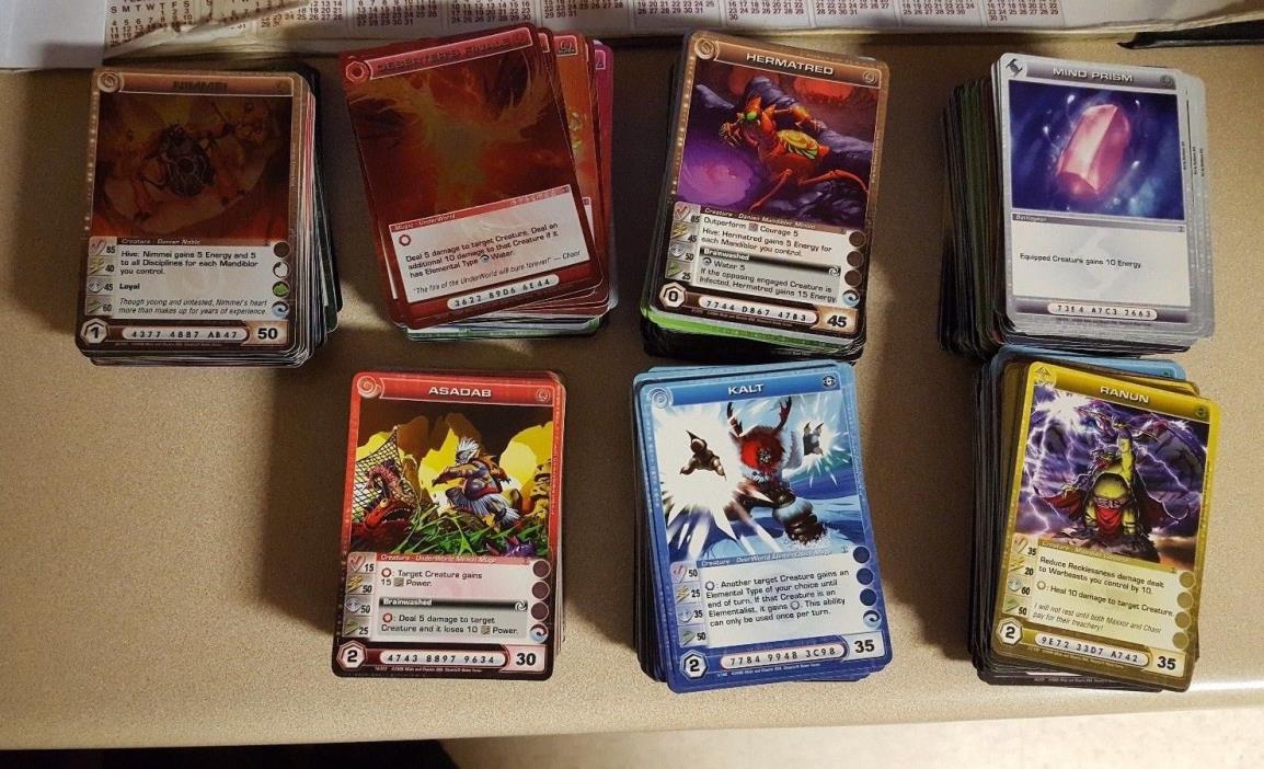 CHAOTIC CARD LOT - 100 CARDS (Commons, Uncommons, and Rares) Good Condition