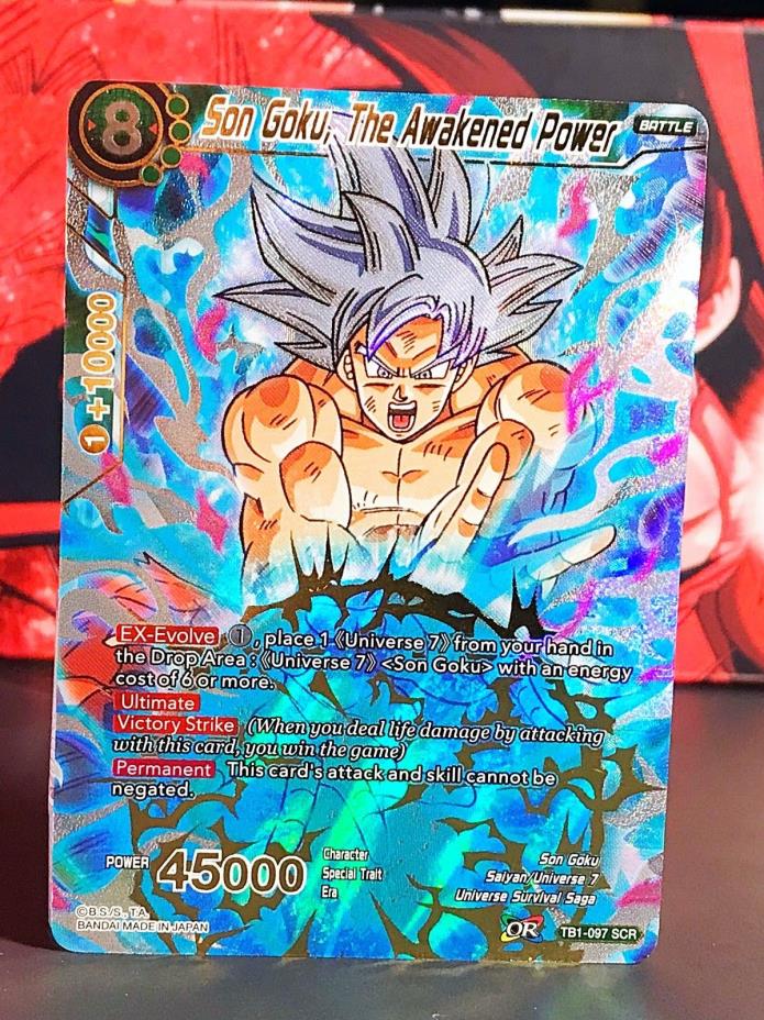 Son Goku, The Awakened Power TB1-097 SCR - Tournament of Power Secret Rare