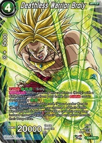 Deathless Warrior Broly - Foil - EX03-16 - EX Dragon Ball Super Ultimate
