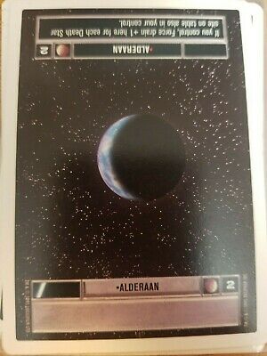 Star Wars CCG WB Premiere Unlimited Alderaan System DS NON-MINT SWCCG