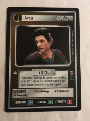Star Trek CCG 1E Borath Rare Card