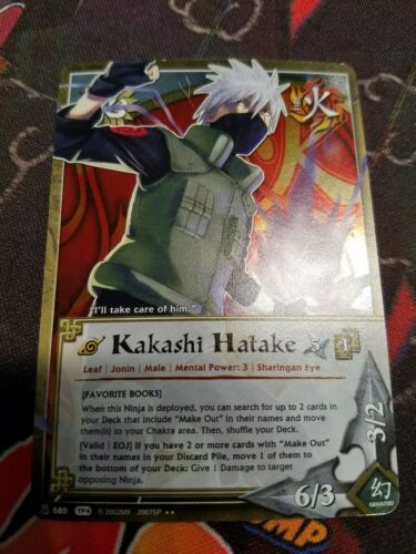 Naruto Card - Kakashi Hatake [Favorite Books] Foil Rare NM TP4