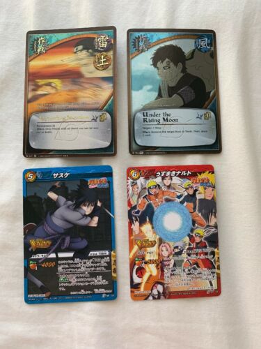 4 Naruto Cards English Japanese CHEAP