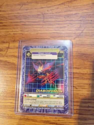 Digimon TCG HOLO Diaboromon BO-227 Series 5 Card Used - Free Shipping