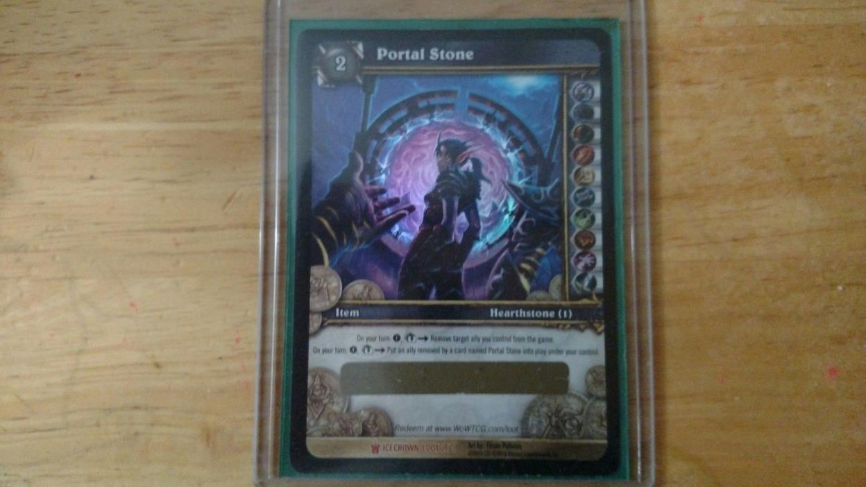 World of Warcraft TCG Loot card: Ethereal Portal Wow TCG Loot Unscratched