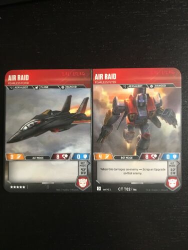 Air Raid - Fearless Flyer x1 Transformers TCG Rise of the Combiners