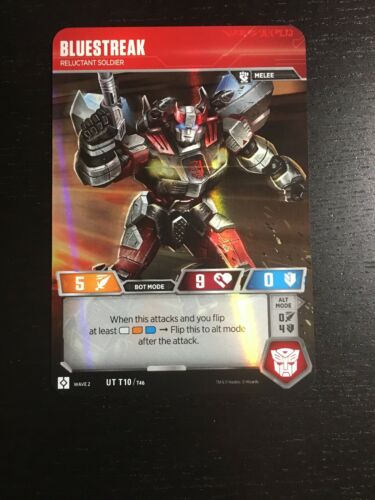 Transformers TCG Rise of the Combiners Bluestreak #UT T10 Character Card