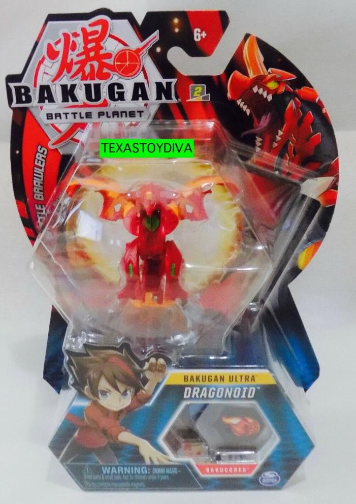Bakugan Battle Planet *PYRUS DRAGONOID* Ultra Brawlers Figure Wave 3 Red Dragon