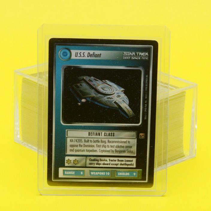 Star Trek CCG 1E The Dominion COMPLETE Set NO PREVIEW CARDS - Ex Condition