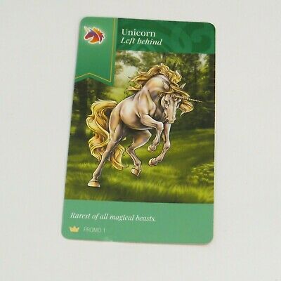 Maiden's Quest: Unicorn saved/left behind promo card