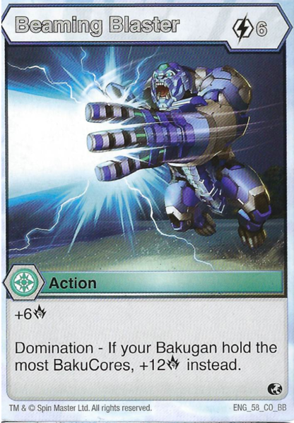 BAKUGAN Battle Brawlers Planet BEAMING BLASTER ENG 58 CO BB