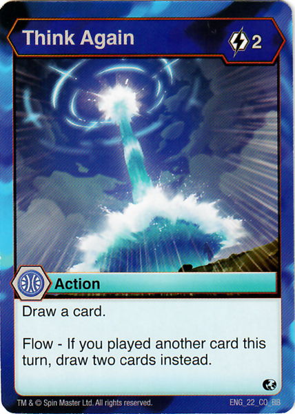BAKUGAN Battle Brawlers Planet THINK AGAIN ENG 22 CO BB