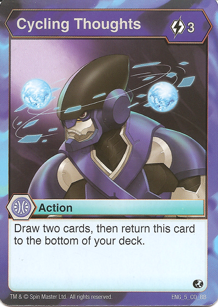 BAKUGAN Battle Brawlers Planet CYCLING THOUGHTS ENG 5 CO BB