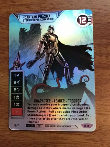 Star Wars Destiny - 1X Alt Art FOIL CAPTAIN PHASMA - STORMTROOPER COMMANDER (V2)