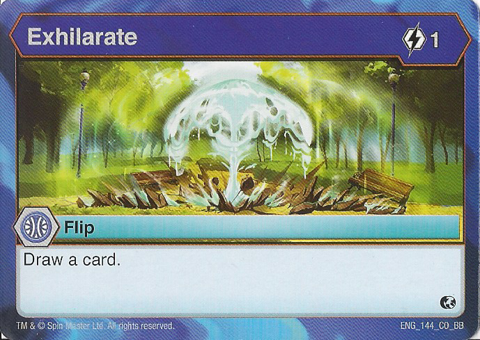 BAKUGAN Battle Brawlers Planet EXHILARATE ENG 144 CO BB